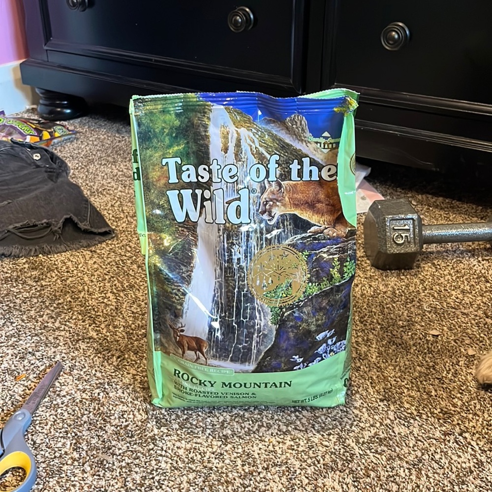 Taste of the Wild Cat Food 5 lbs Unopened
